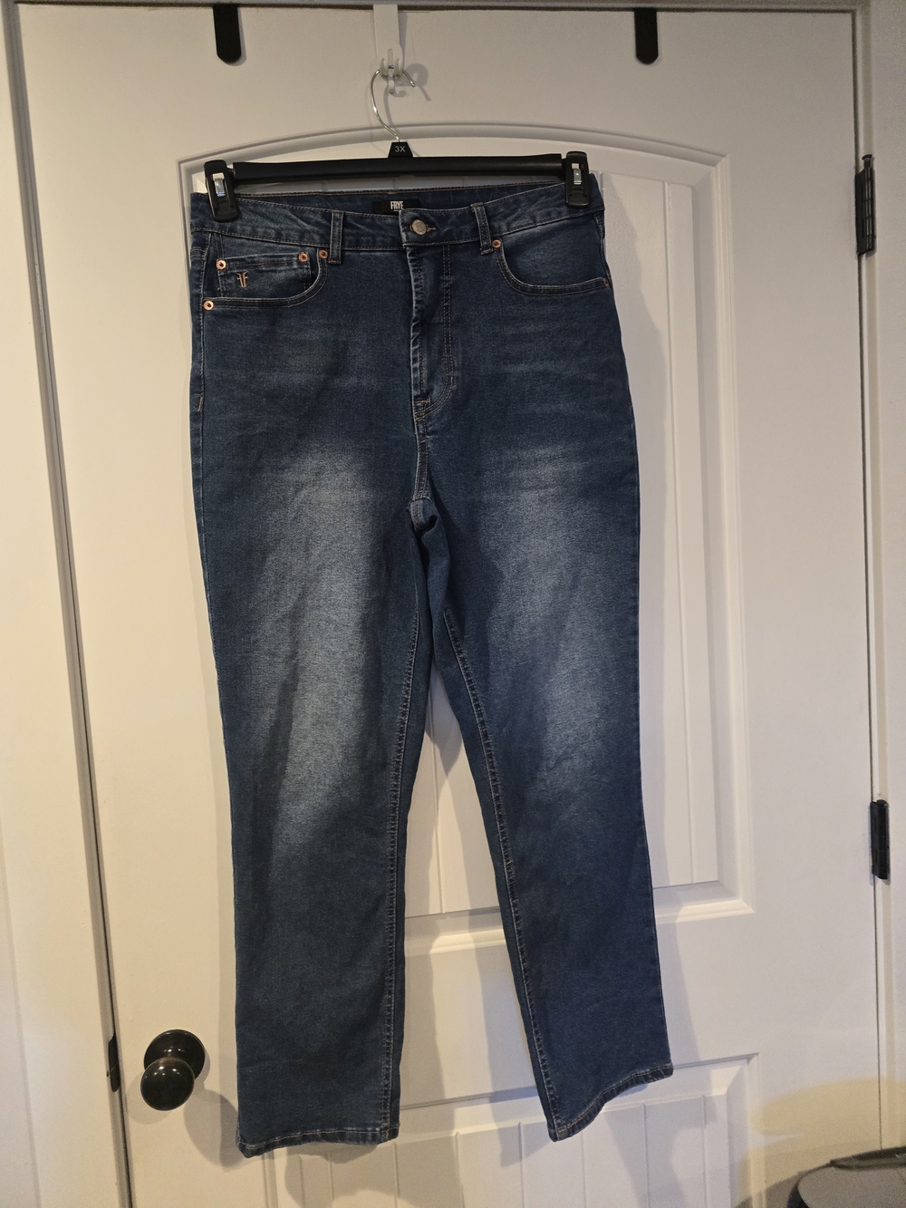 Frye Slim High-Rise Skinny Jeans in Blue Wash 34x29 - Picture 2 of 8